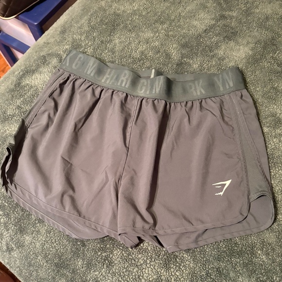 Gymshark Dark Gray Workout Shorts - Picture 2 of 3